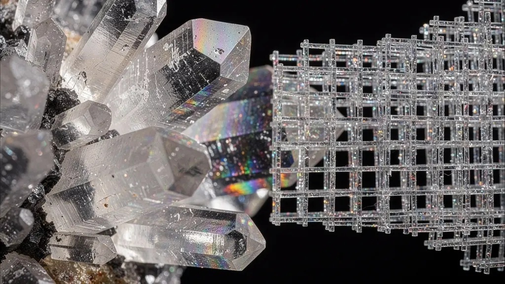 Visualisation métaphorique de la compression vidéo AV1 permettant le streaming 4K sur connexion moyenne