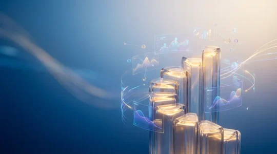 Stratégie d'upselling éthique avec graphique de croissance et écosystème client